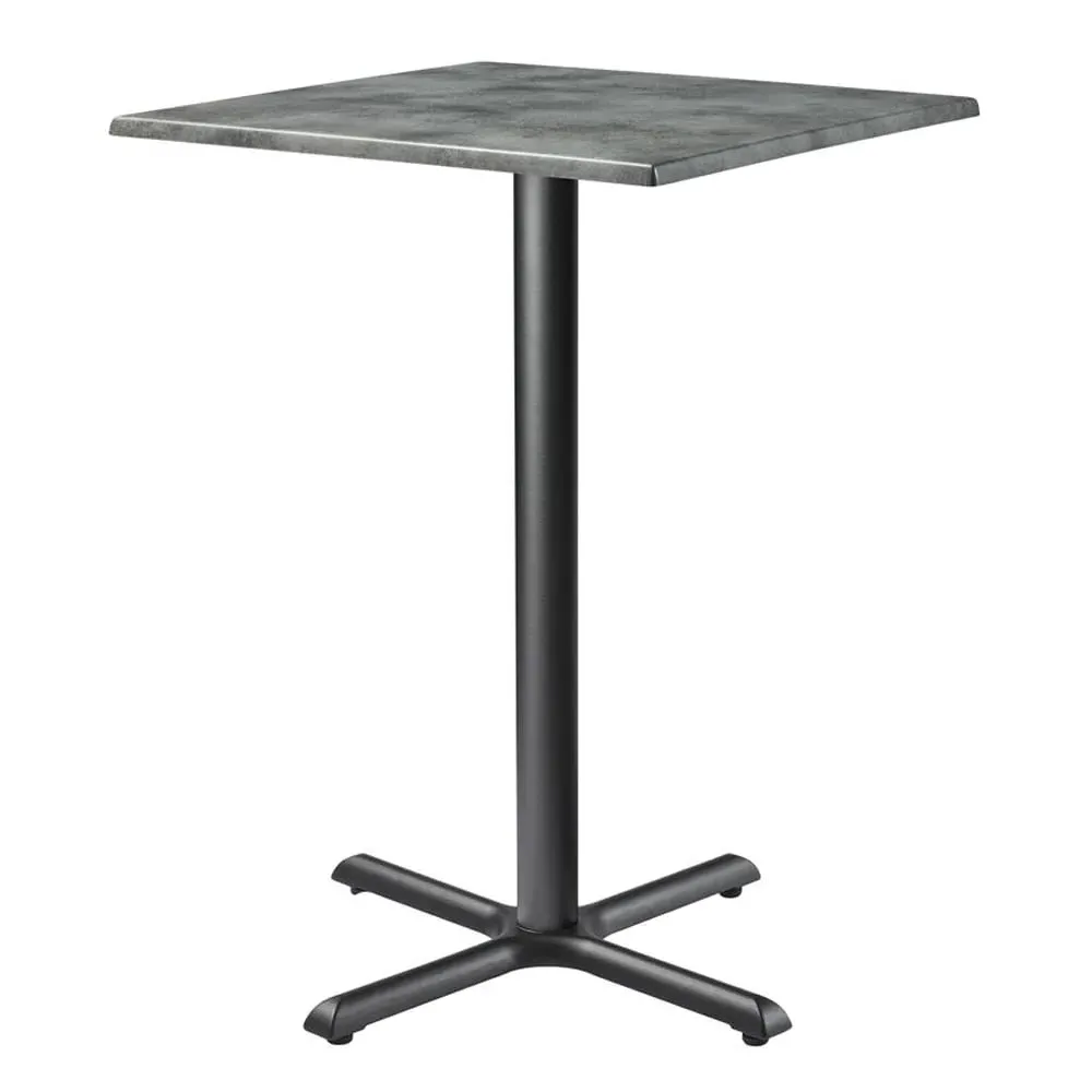 Fernie Square Bar Table - Cement, Wood