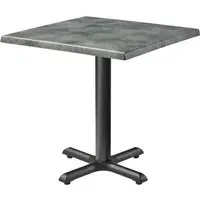 Fernie Square Bistro Table - Black, Wood