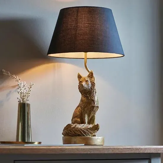 Ferrara Table Lamp - Black, Resin