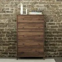 Ferris 5 Drawer Chest - Walnut
