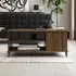 Ferris Coffee Table with 2 Shelves - Walnut