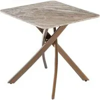 Ferris End Table - Brown, Marble