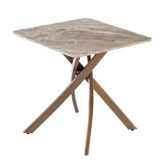 Ferris End Table - Brown, Marble image