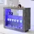 Fiesta Bar Table Unit with LED Lights - Concrete Effect