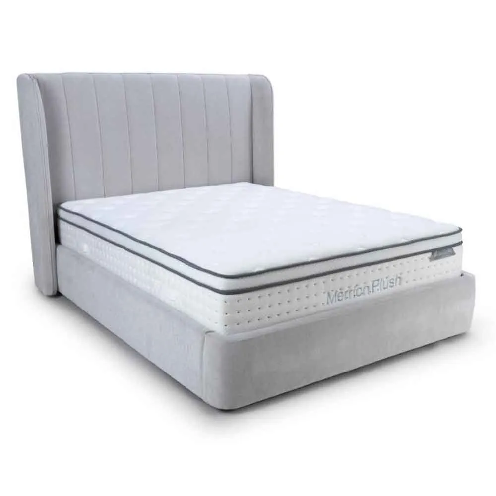 Figaro King Size Ottoman Storage Bed Frame - Natural, Fabric product