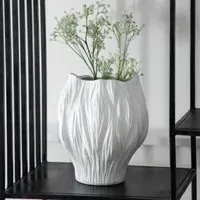 Findlay Large Ceramic Vase - White