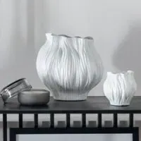 Findlay Small Ceramic Vase - White