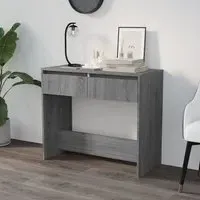 Finley Console Table with 2 Drawers - Grey, Sonoma Oak