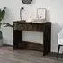 Finley Console Table with 2 Drawers - Smoked Oak