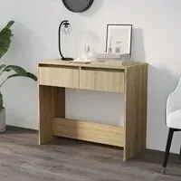 Finley Console Table with 2 Drawers - Sonoma Oak