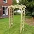 Finsbury Large Garden Arch - Natural, Wood