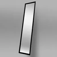 Fischer Cheval Mirror with Black Metal Frame