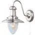 Fisherman Seeded Glass Wall Light - Silver