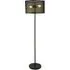 Fishnet 2 Lights Floor Lamp - Black, Steel