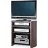Flare Tall TV Stand - Black, Glass