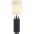 Flask Table Lamp - White, Navy Blue