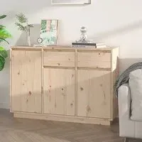 Flavius Sideboard with 3 Doors 2 Drawers - Natural, Pine