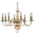 Flemish 8LT Ceiling Light - Antique Brass