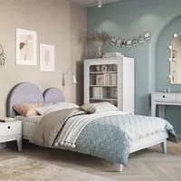 Fletcher Wooden Small Double Bed - White