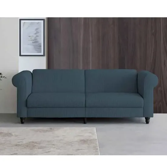 Flex 3-Seater Sofa Bed - Blue, Corduroy image