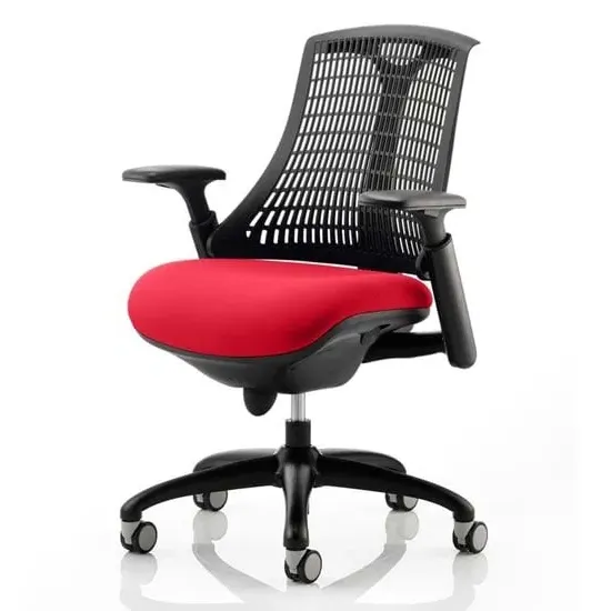 Flex Task Office Chair with Headrest - Black, Bespoke image