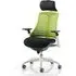Flex Task Office Chair with Headrest - Green, Fabric