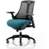 Flex Task Office Chair with Headrest - Teal, Bespoke