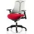 Flex Task Office Chair with Headrest - White Back, Bergamot