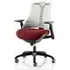 Flex Task Office Chair with Headrest - White Back, Ginseng