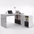 Flexi Corner Computer Desk with Storage - Atelier, White