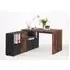 Flexi Corner Computer Desk with Storage - Dark, Matera