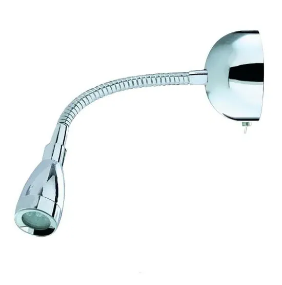 Flexible Six LED Reading Light with Toggle Switch - Chrome image