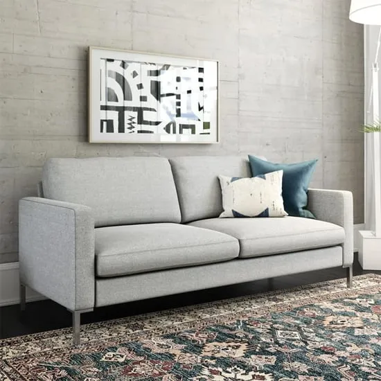 Flint 2-Seater Sofa - Grey, Linen