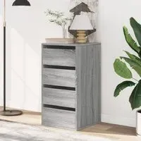 Flint 4-Drawer Chest of Drawers - Grey Sonoma