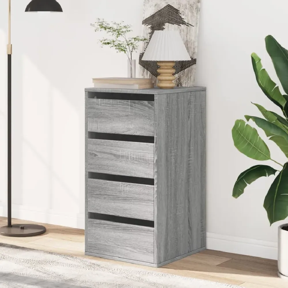 Flint 4-Drawer Chest of Drawers - Grey Sonoma
