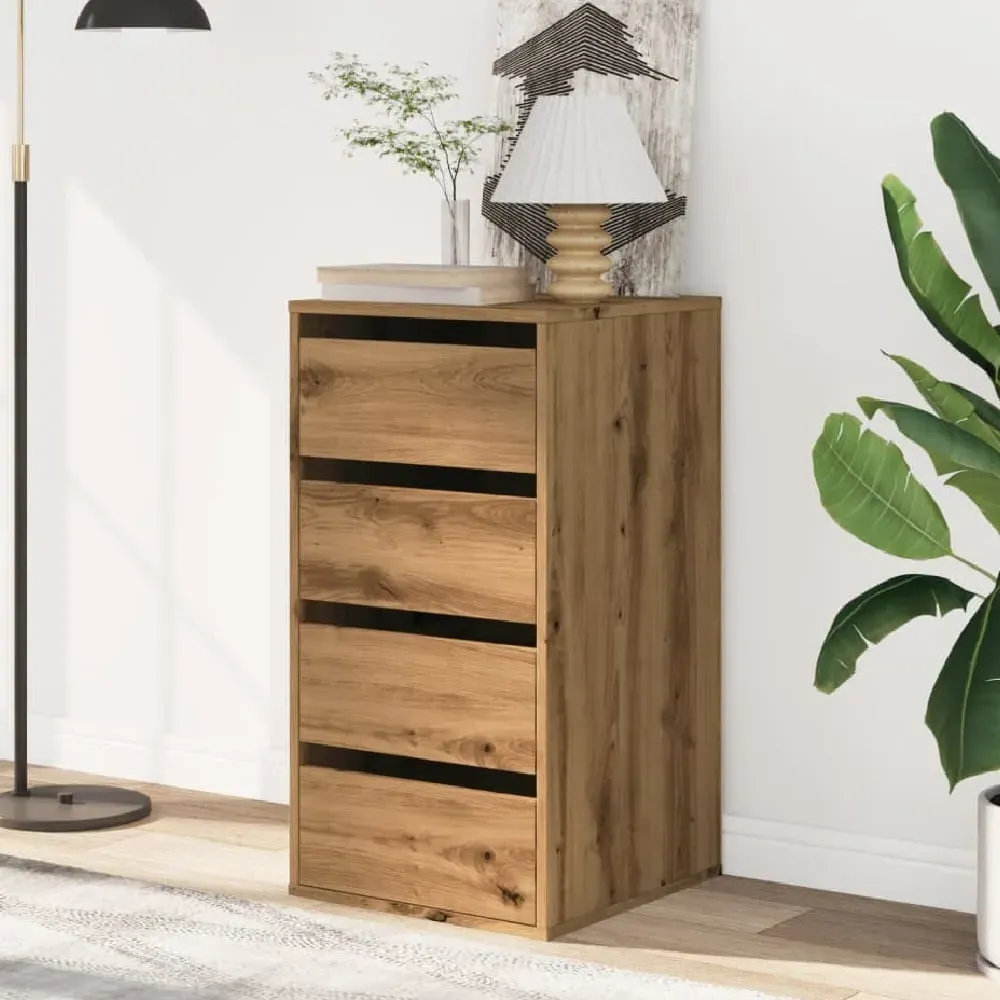Flint 4-Drawer Chest of Drawers - Oak