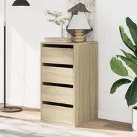 Flint 4-Drawer Chest of Drawers - Sonoma Oak