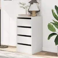 Flint 4-Drawer Chest of Drawers - White