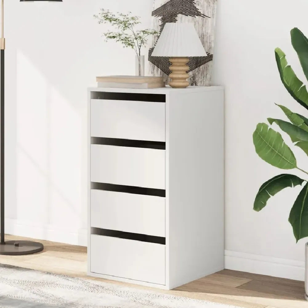 Flint 4-Drawer Chest of Drawers - White