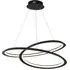 Float LED Leaf Pendant Light - Sand Black, Aluminium