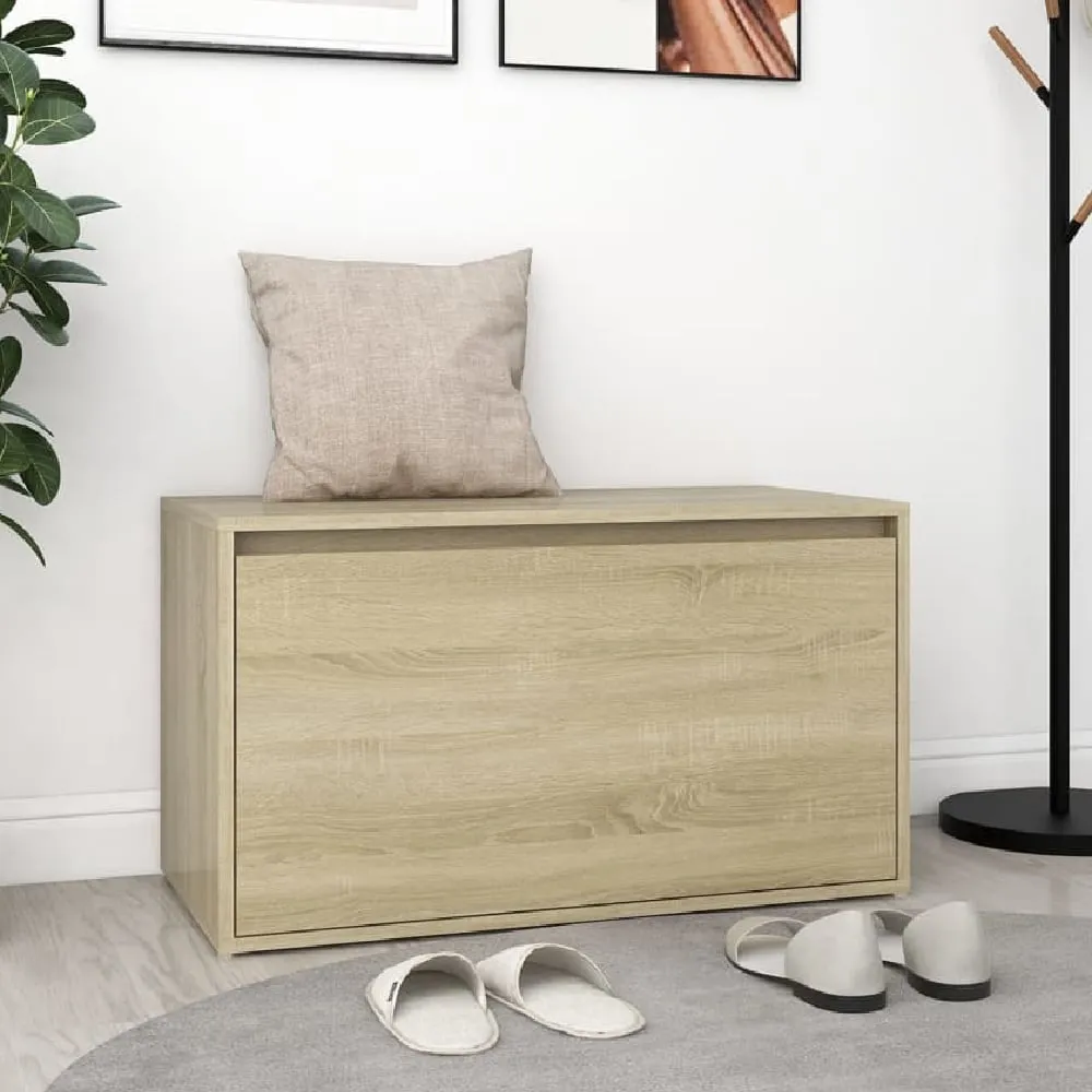 Florence Hallway Seating Bench with Storage - Sonoma Oak