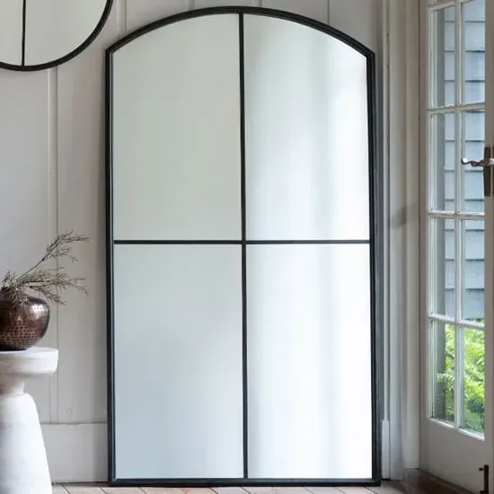 Florence Large Leaner Floor Mirror - Black