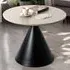 Florence Large Round End Table - Grey, Metal