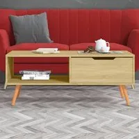 Floria Coffee Table with Drawer - Sonoma Oak, MDF