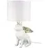 Flying Bully Dog Table Lamp - White, Cloth