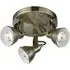 Focus 3 Light Ceiling Spot Light - Antique Brass