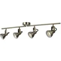 Focus Four Light Ceiling Spotlight - Antique Brass