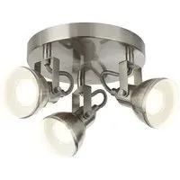 Focus Three Light Spotlight Disc - Satin Silver