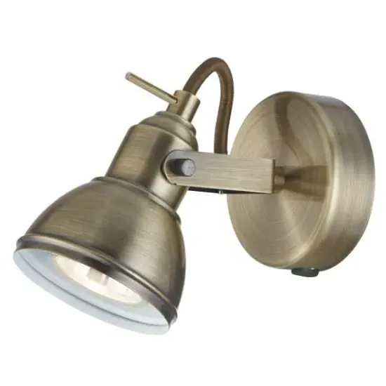 Focus Wall Spot Light - Antique Brass image