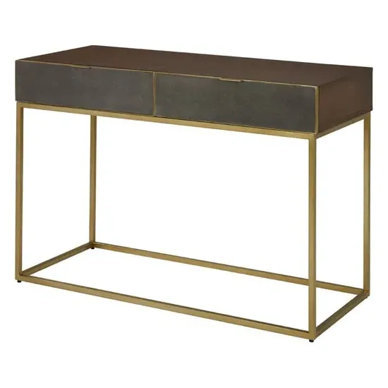 Fomalhaut Console Table with Storage - Brown, Walnut